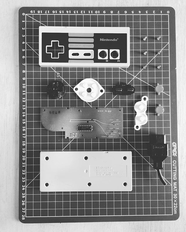 NES Controller - Work  In Progress #framedtech #frames #gadget #gamers #tech #nintendo  #art #decoration